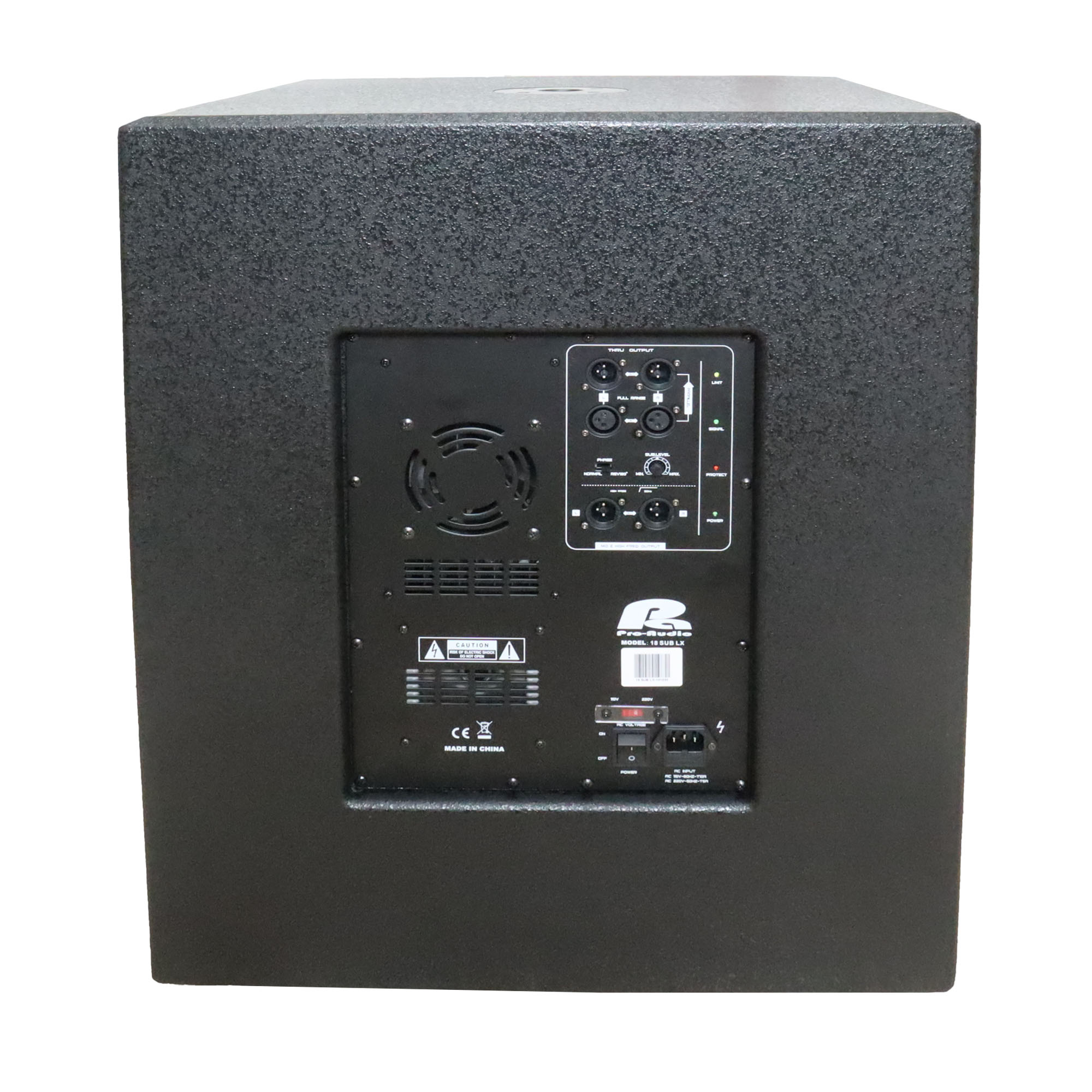 Subwoofer Activo Pa Pro Audio 18 SUB LX - Bajo de 18 Pulgadas con 1400W de Potencia Peak: imagen 2