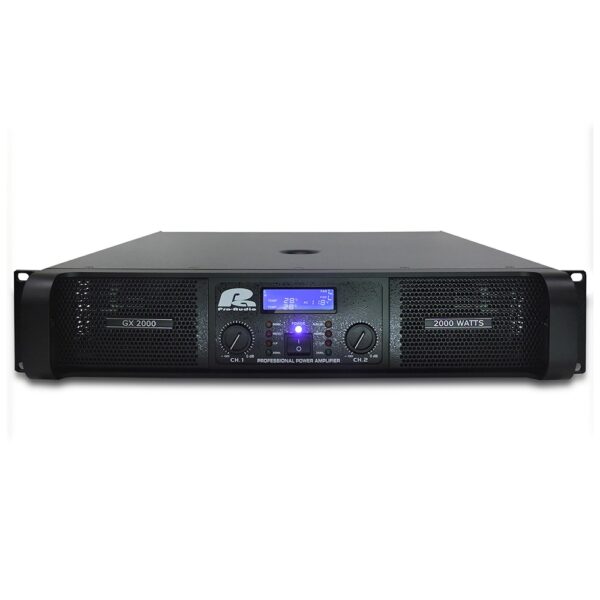 GX 2000 Amplificador de sonido Pa Pro Audio 2.000w