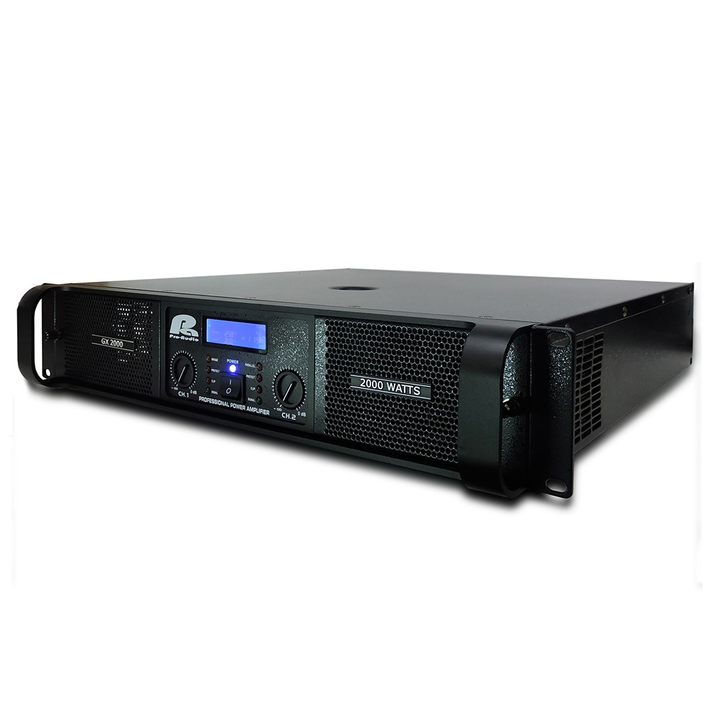 GX 2000 Amplificador de sonido Pa Pro Audio 2.000w: imagen 1