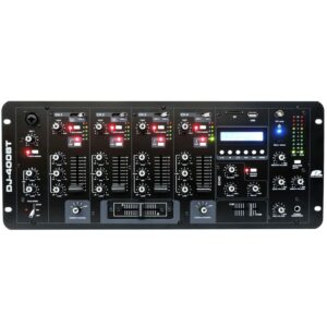 Mezcladora Pa Pro Audio DJ-400BT – Potencia, Versatilidad y Conectividad en un Solo Equipo: imagen 2