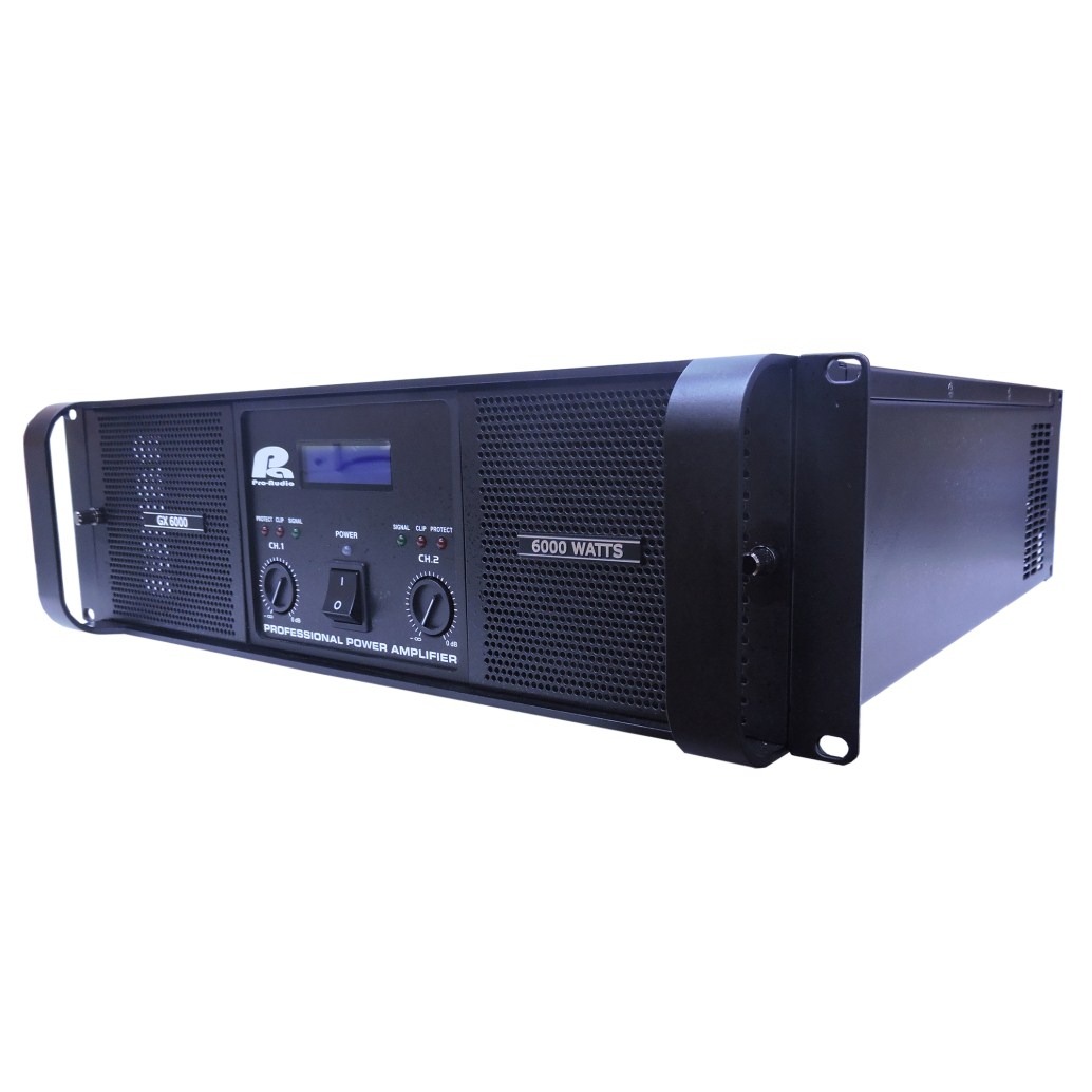 GX 6000 Amplificador de Sonido Pa Pro Audio 6000w: imagen 1