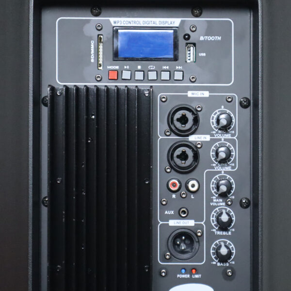 BTX15AII Cabina Activa Pa Pro Audio 350w Bluetooth