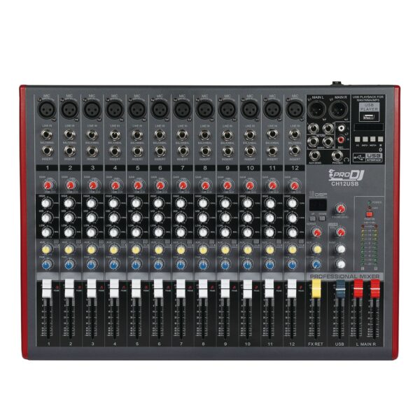 Mezclador Prodj CH12USB