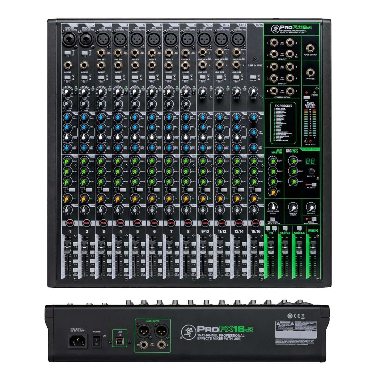 Mezclador MACKIE ProFX16v3: imagen 1