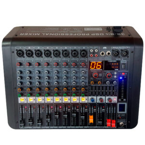 Consola Mezcladora Pa Pro Audio MIX-8 8CH / USB / Bluetooth: imagen 1