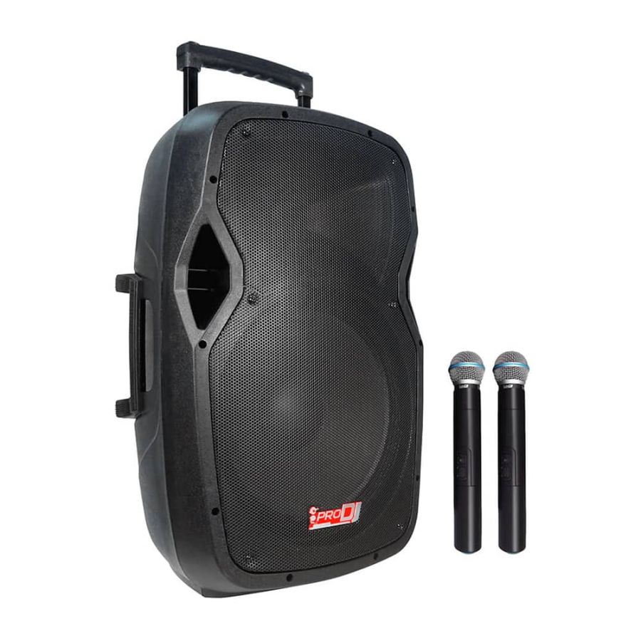Pro DJ PS15A-MP3-B Cabina activa recargable de 15": imagen 1