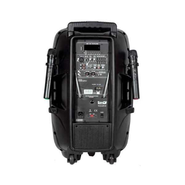 Pro DJ PS15A-MP3-B Cabina activa recargable de 15"