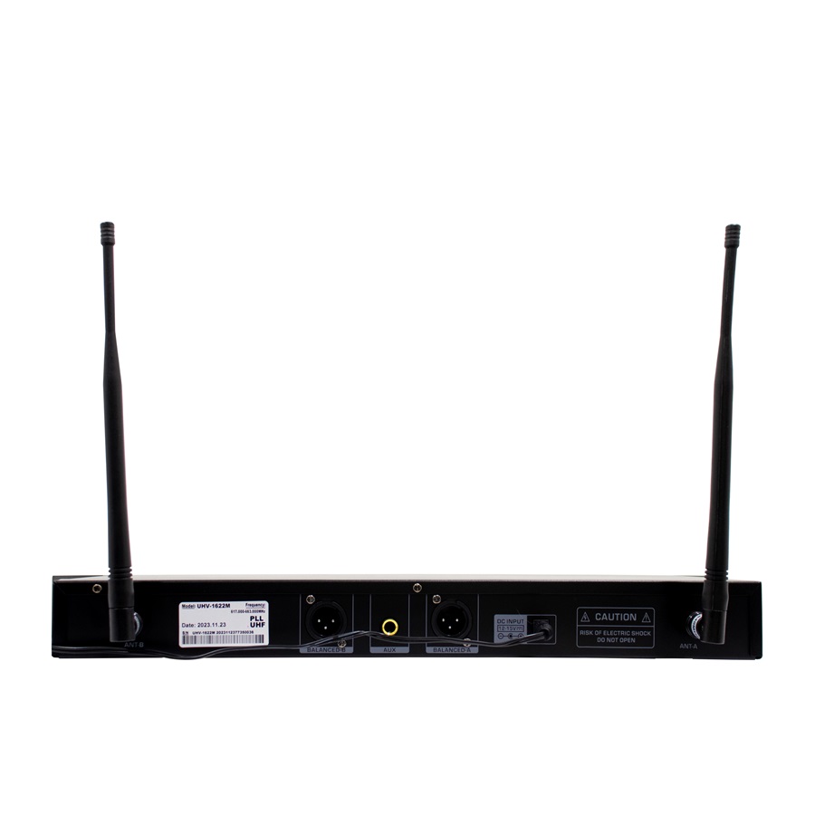 MICROFONO DOBLE DE MANO UHV-1622M PRO DJ: imagen 3