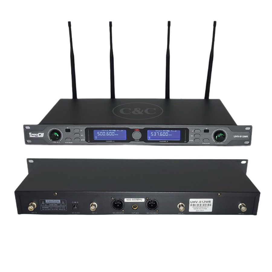 Microfono doble de mano UHV812MR: imagen 2